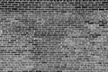 Black and white image of brick wall Royalty Free Stock Photo