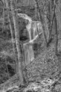 Black and White Image of Falls Ridge Falls