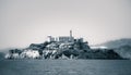 Alcatraz Island in San Francisco California Royalty Free Stock Photo