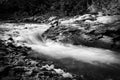 White water rapids section of Great Trough Creek in Trough Creek State Park Huntingdon County Pennsylvania