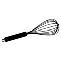 A black and white image of a kitchen whisk Vector, illustration Royalty Free Stock Photo