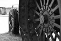 Old Rusted Metal Tractor Tires