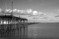 Black and White Image of Southend Pier, Essex, England