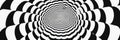 A black and white image of a spiral. Generative AI image. Royalty Free Stock Photo