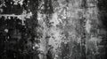 Black and white image of a weathered and textured grungy wall Royalty Free Stock Photo