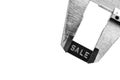 Black and white image word sale on white background. Royalty Free Stock Photo