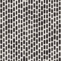 Black and White Irregular Rounded Dashed Lines Pattern. Modern A Royalty Free Stock Photo