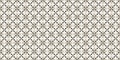 Black and white islamic seamless pattern Royalty Free Stock Photo