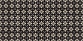 Black and white islamic seamless pattern