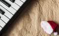 Black and white keys of an old piano close-up Royalty Free Stock Photo