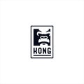 King Kong logo design template Royalty Free Stock Photo