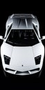 Black And White Lambo: Symmetrical Composition With Distinctive Noses