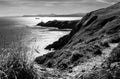 Landscape with Baily Lighthouse in Howth near Dublin, Ireland Royalty Free Stock Photo