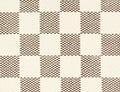 Black and white leather texture background, checker chess seamless pattern Royalty Free Stock Photo