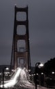 Black and White Light exposures over the Golden Gate Bridge