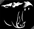 Black and white linear paint draw hippo vector illustration art Royalty Free Stock Photo