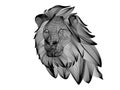 the mesh lion head white