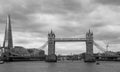 Black and White London Tower Bridge