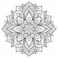 Fluid Simplicity: Beautiful Mandala Coloring Pages