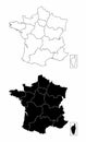 France regions maps