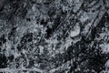 Black and white marble surface, texture. Abstract background, pattern. Dark tile close-up, great design. Old dirty stone wall. Gru Royalty Free Stock Photo