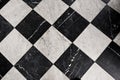 Black and White Marble Tiles Royalty Free Stock Photo