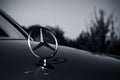 Black And White Mercedes Benz Logo