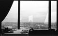 View of Portland, Oregon through the Window of Portland City Grill