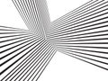 Black and white mobious wave stripe optical abstract design Royalty Free Stock Photo