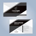 Black and White modern business card template