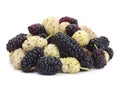 Black and white mulberry Royalty Free Stock Photo