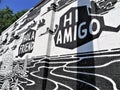 Hola Friend, Hi Amigo, mural in Austin, Texas