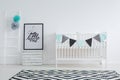 Black and white nursery Royalty Free Stock Photo