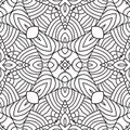 Black and white oriental pattern