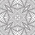 Black and white oriental pattern