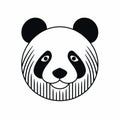 Black And White Panda Bear Logo With Satirical Twist