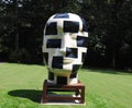 Black and White patches Jun Kaneko Ceramic Art Exhibit at the Dixon Gallery and Gardens in Memphis, Tennessee