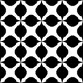 Black and white pattern, geometric elements, abstract vector textured