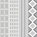 Black white pattern style fabric