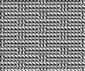 Black and white pattern with tight interwoven rope Royalty Free Stock Photo