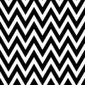 Black and white pattern in zigzag. Classic chevron seamless pattern.