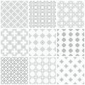 Black and white patterns Royalty Free Stock Photo