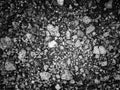 Black and white pebble and stone pattern background Royalty Free Stock Photo