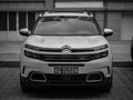 Black and white photo of Citroen C5 aircross SUV