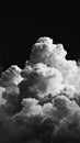 Black and White Photo of Clouds in the Sky, A Captivating Natural Landscape Royalty Free Stock Photo