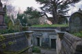 Lebanon Circle West Highgate Cemetery Royalty Free Stock Photo