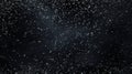 a black and white photo of snow flakes on a dark background. generative ai Royalty Free Stock Photo