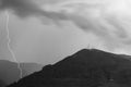 Pichincha Volcano Lightning Strike, Quito, Ecuador