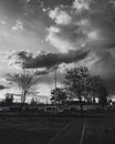 Black and white photography, clouds and sky, wonderful clouds, urban photography
