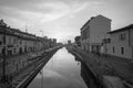 Naviglio Grande in Black and white